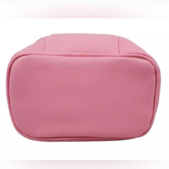 🔹️ Marc Tetro🔹️ NWT Black Cat Pink Makeup Cosmetic Travel  Bag ✨️🐈 - Picture 3 of 6